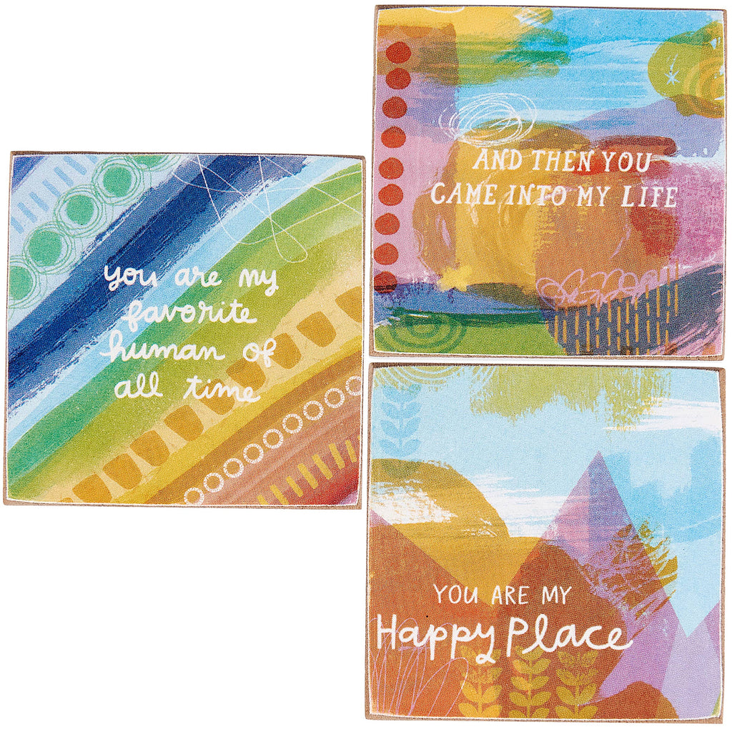 Happy Place Magnet Set