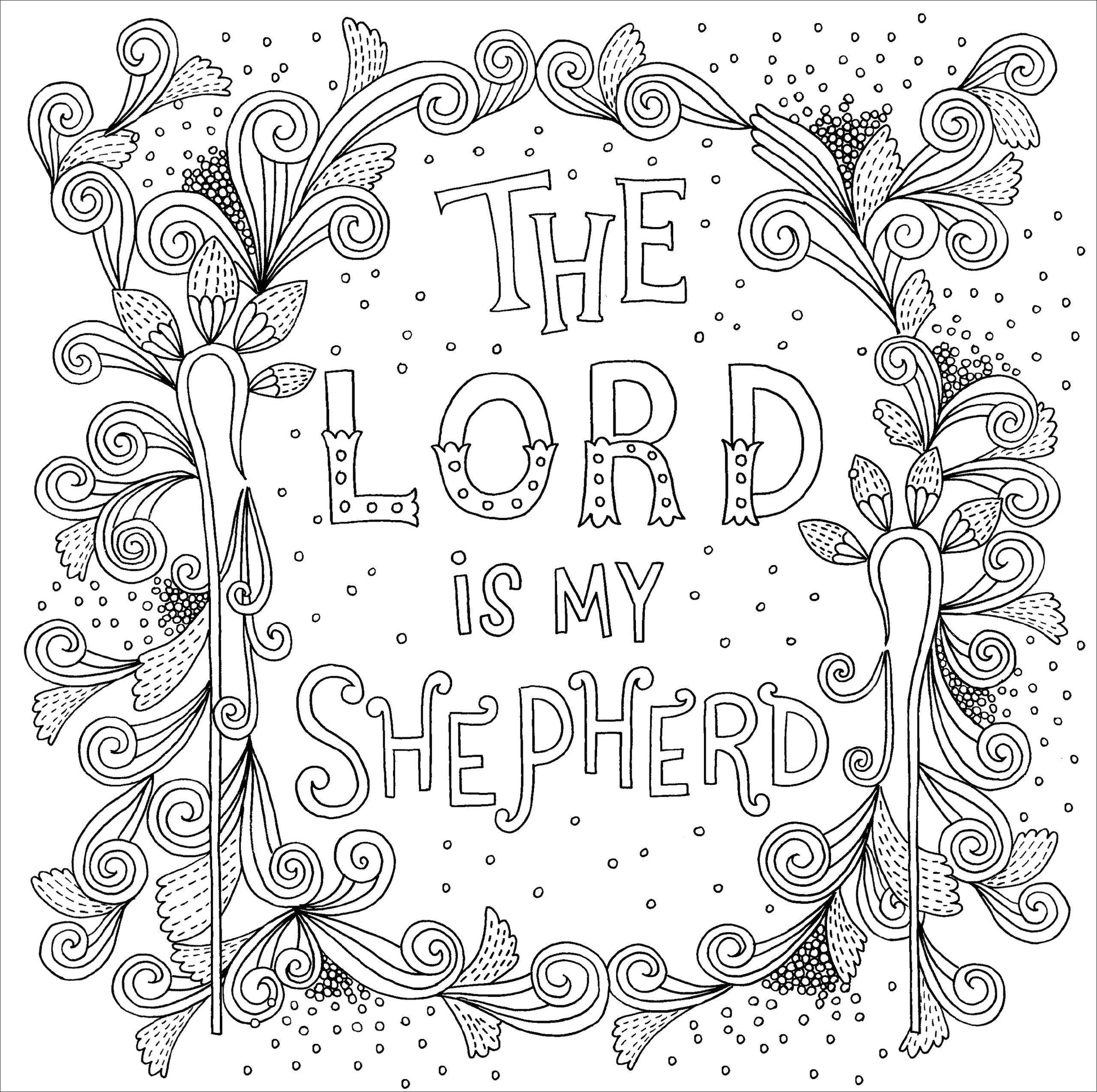 Color Me Blessed Artist's Coloring Book