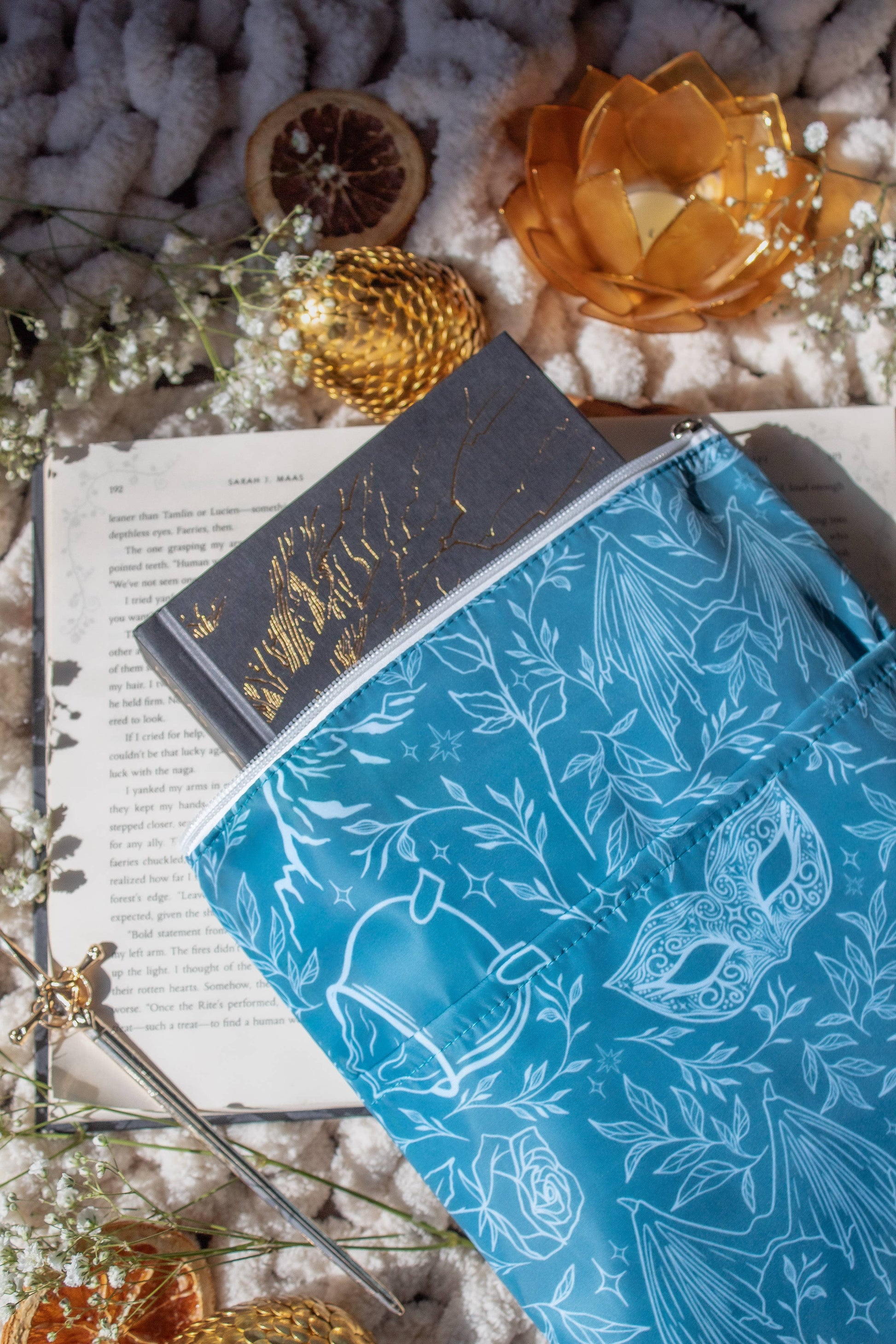 Water-Resistant Book / Tablet Sleeve | ACOTAR Starlight