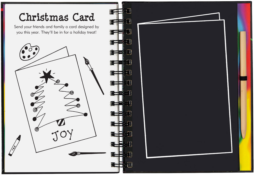Merry Christmas Scratch and Sketch