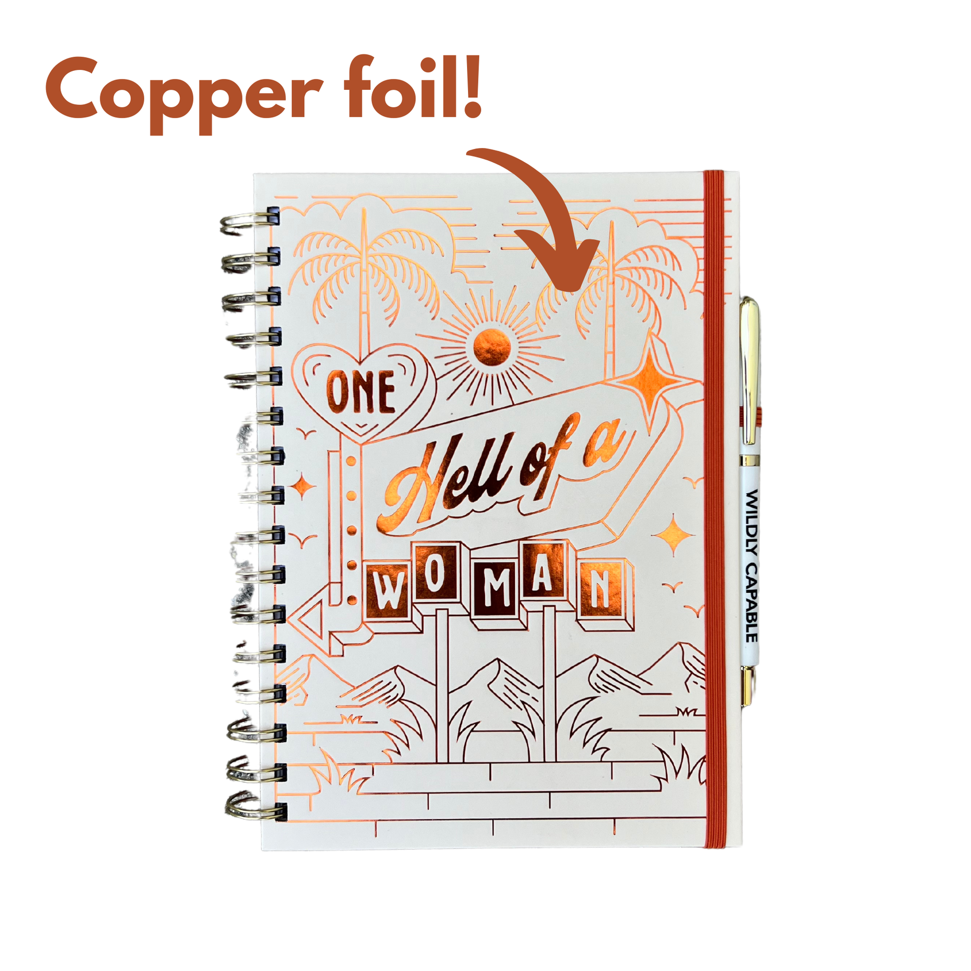 One Hell Of A Woman Journal (funny, gifts, journals)
