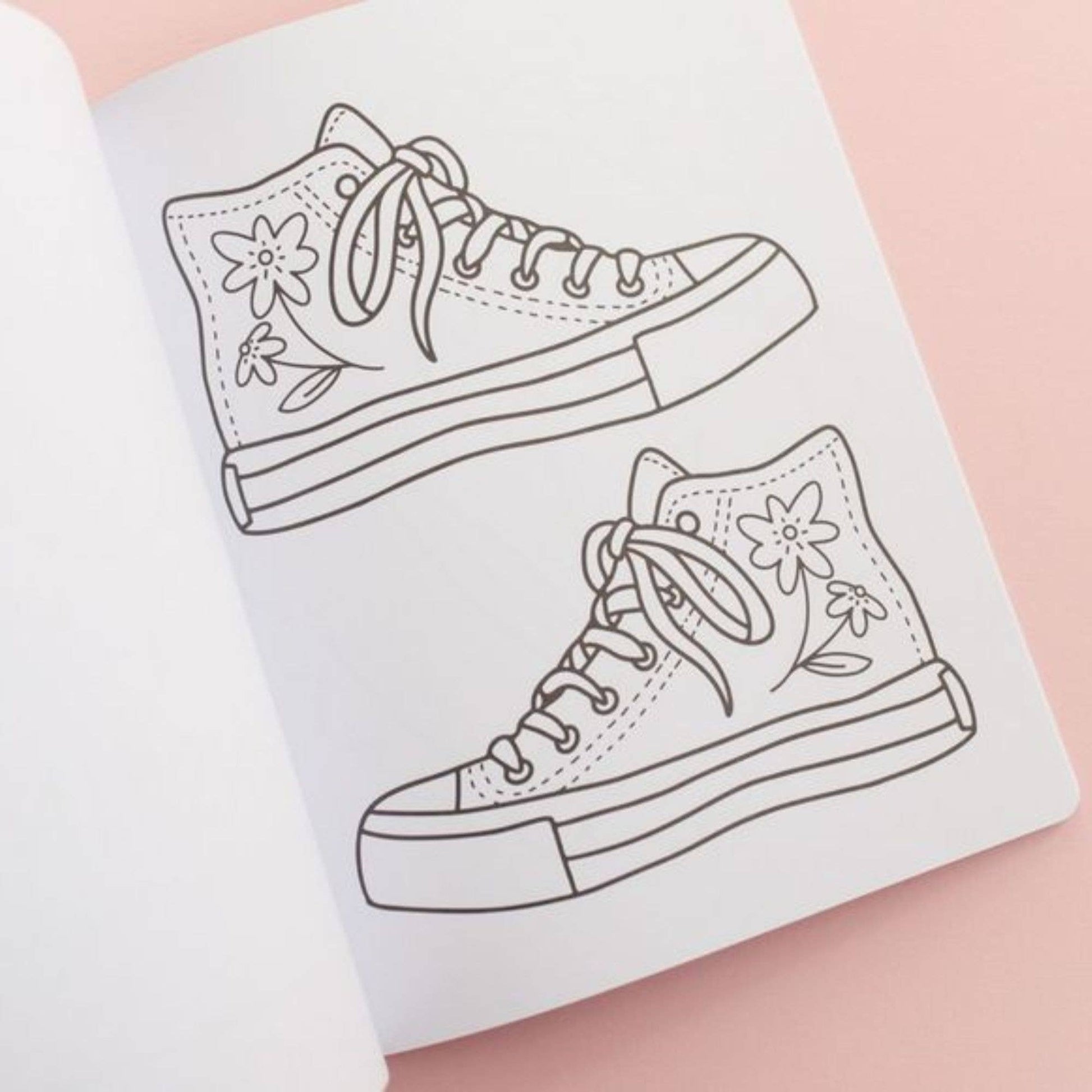 Bows & Blooms Coloring Book
