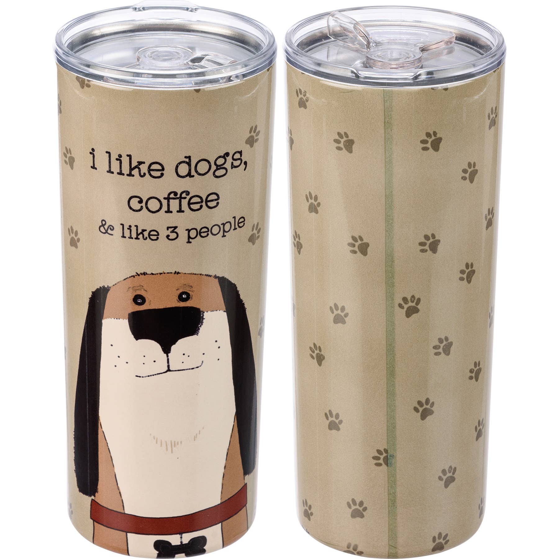 I Like Dogs, Coffee & 3 People Coffee Tumbler