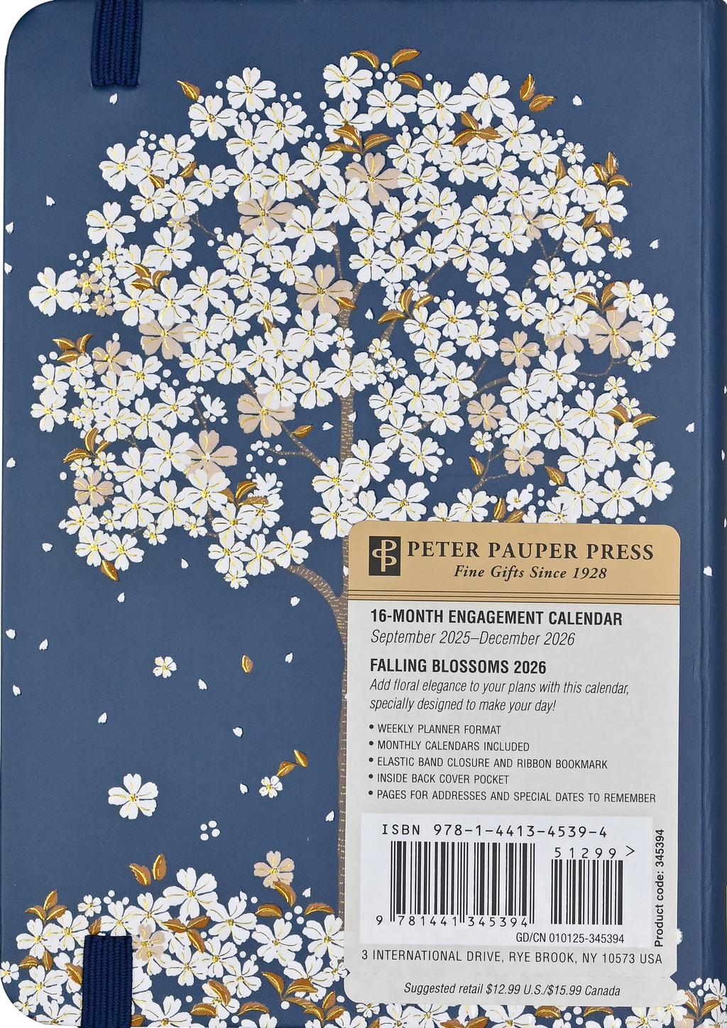 2026 Falling Blossoms Weekly Planner