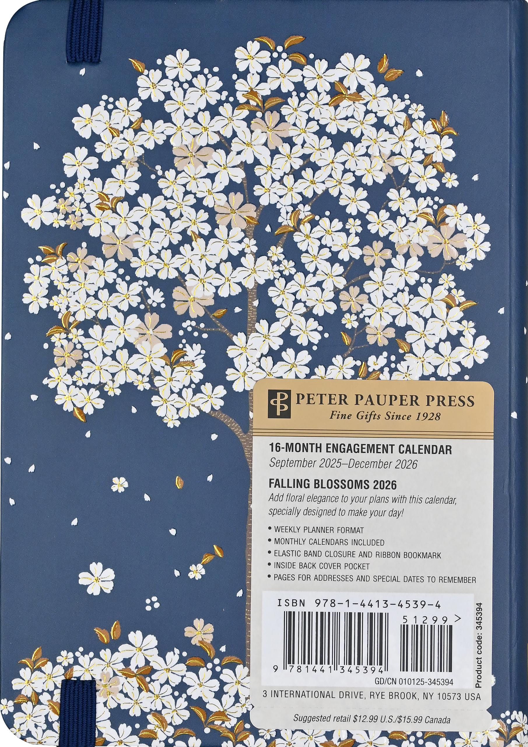 2026 Falling Blossoms Weekly Planner