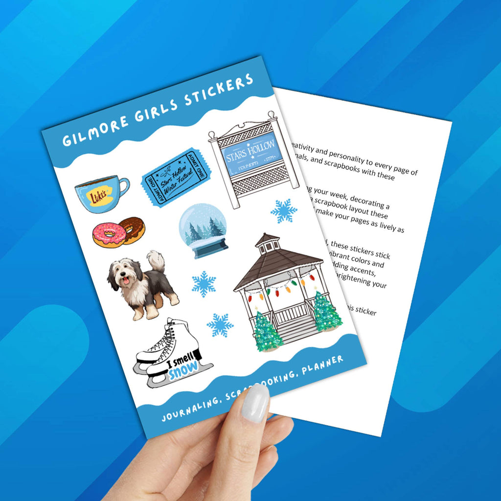 Gilmore Girls Inspired WINTER Sticker Sheet (Packaged)