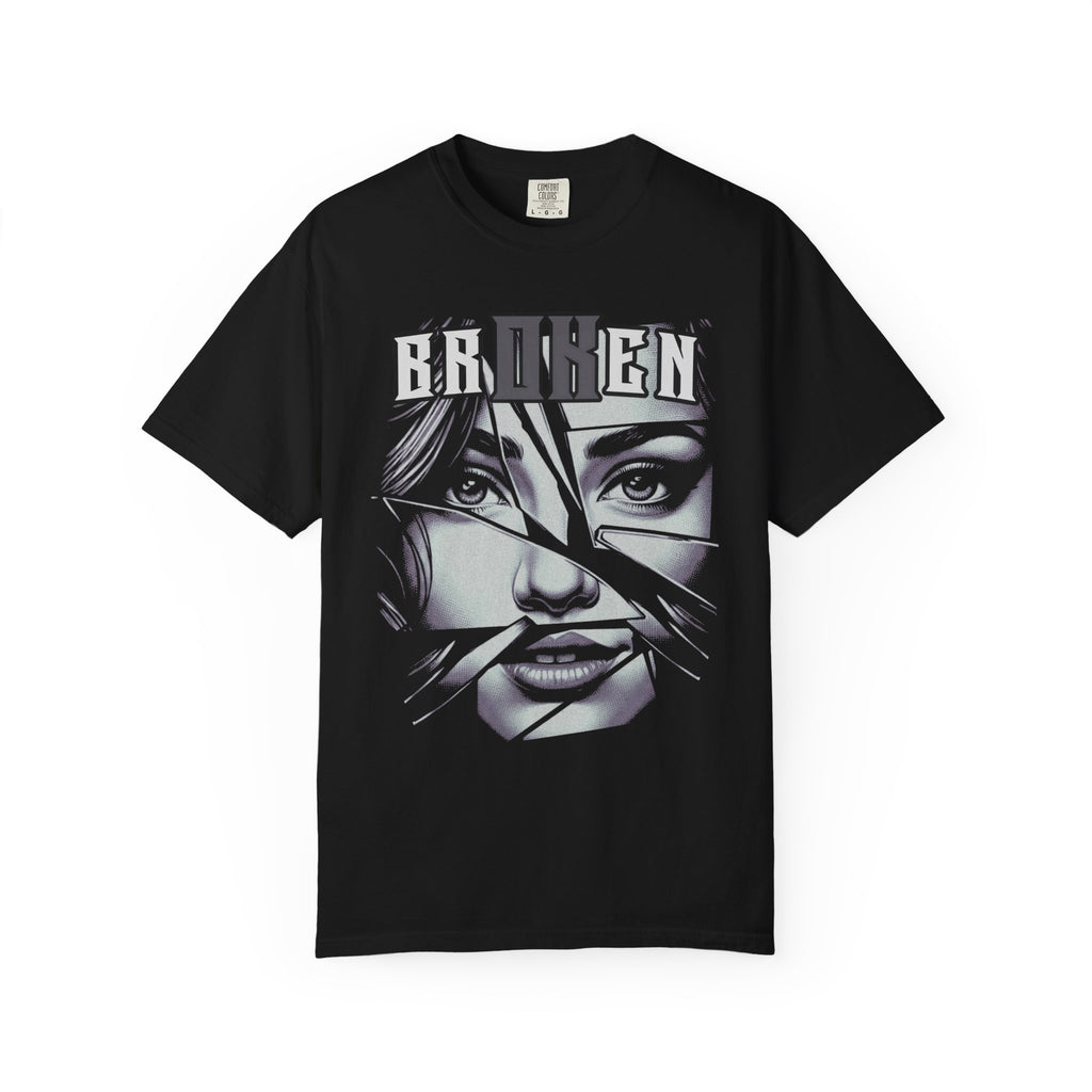 Broken V1 - Mono - Unisex T-shirt - Cliff's Pick Of The Month