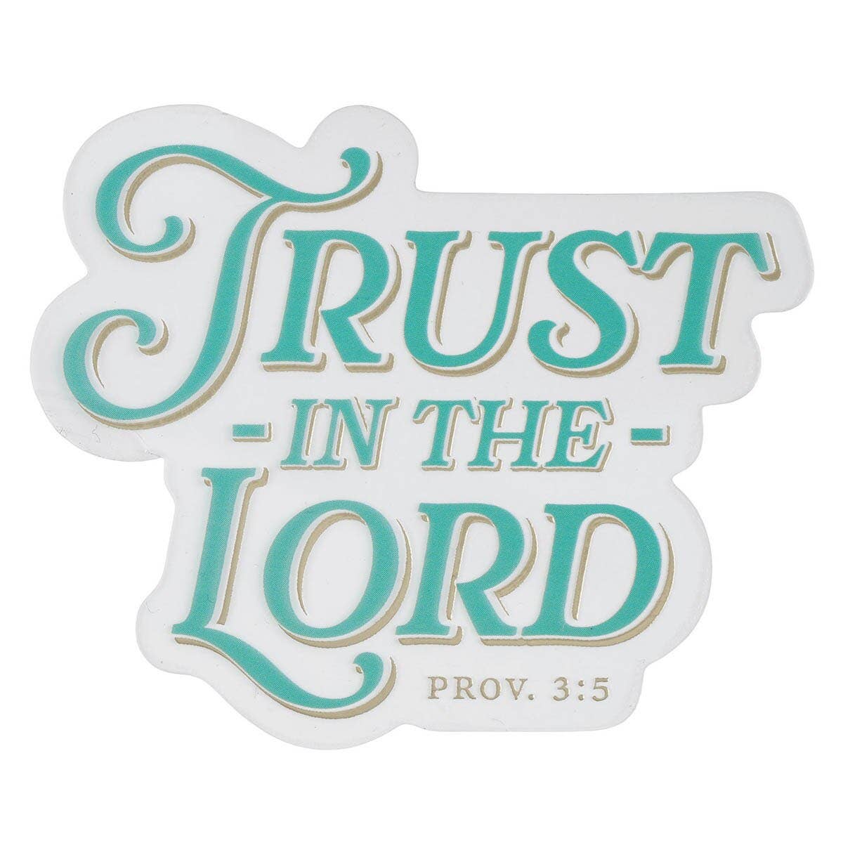 Sticker, Vinyl Trust In The Lord