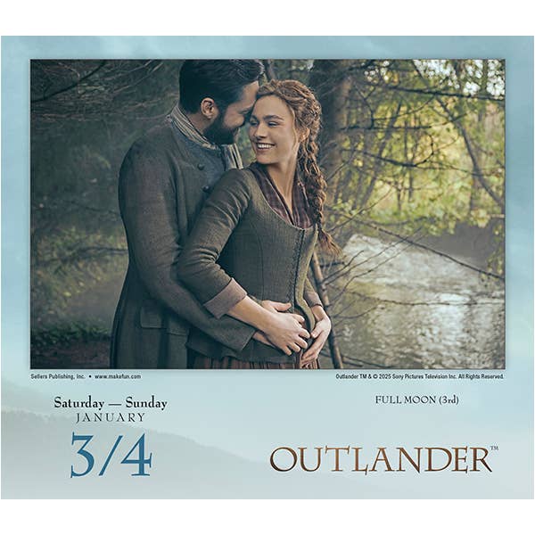 Outlander 2026 Daily Calendar
