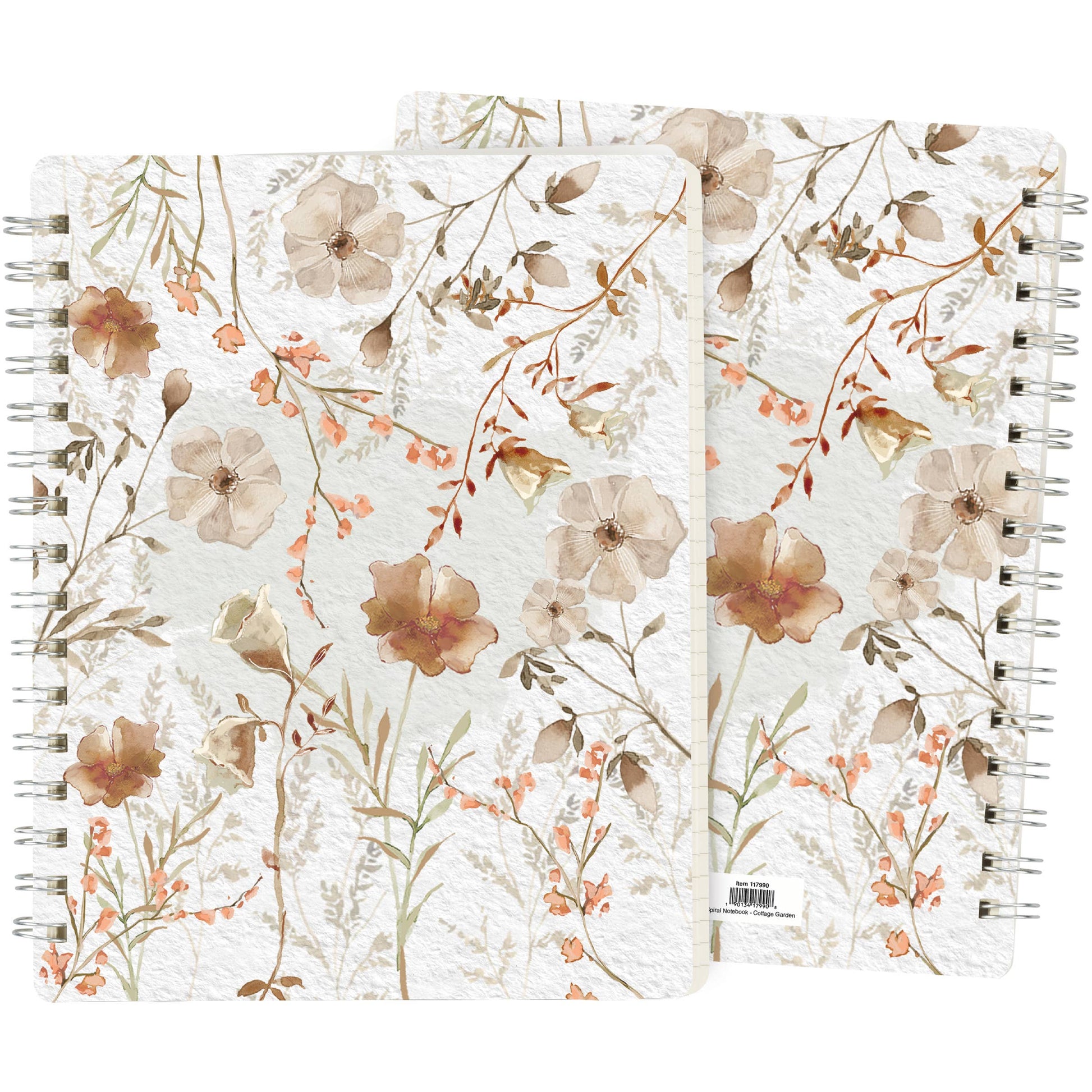 Cottage Garden Spiral Notebook