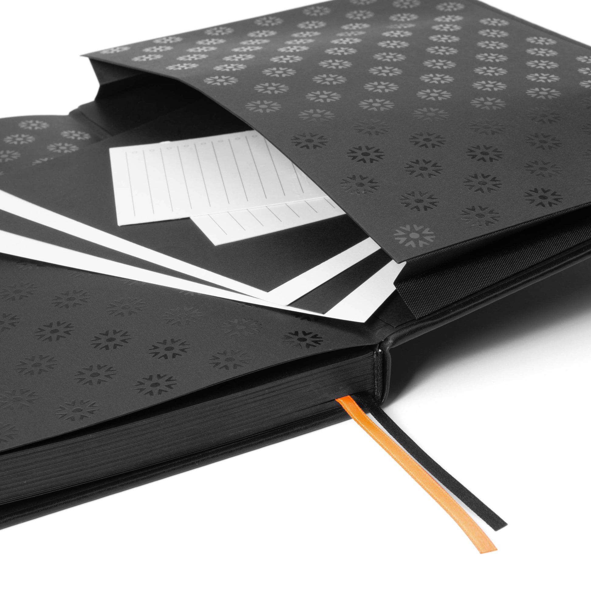 Pitch Black Dotted Journal | All Black Paper Notebook