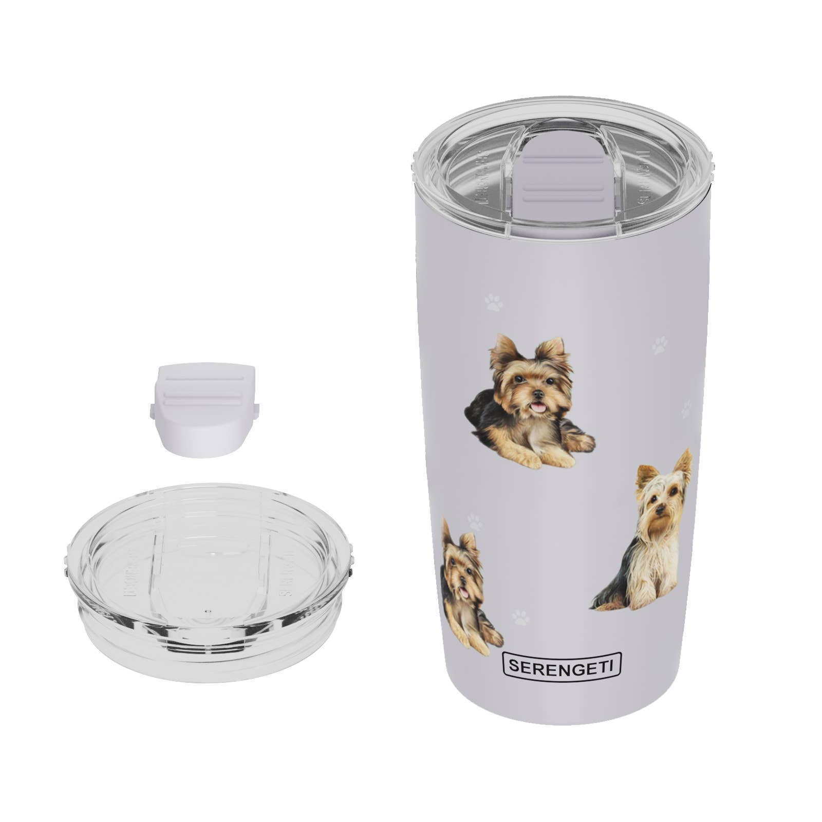 3D Printed - Yorkie  - Tumbler, Leak-Proof, Durable - 20 Oz