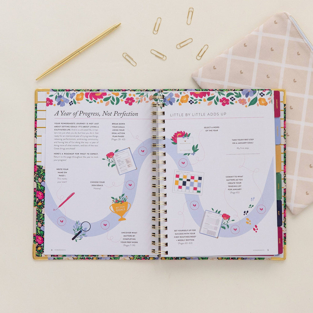 2026 One-Year PowerSheets® Goal Planner | Leaf