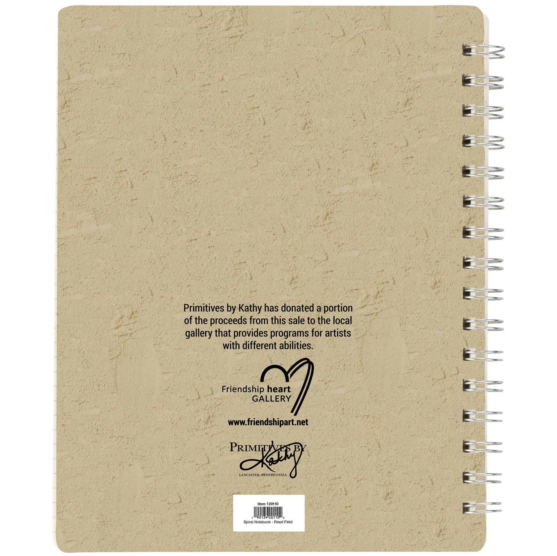 Reed Field Spiral Notebook