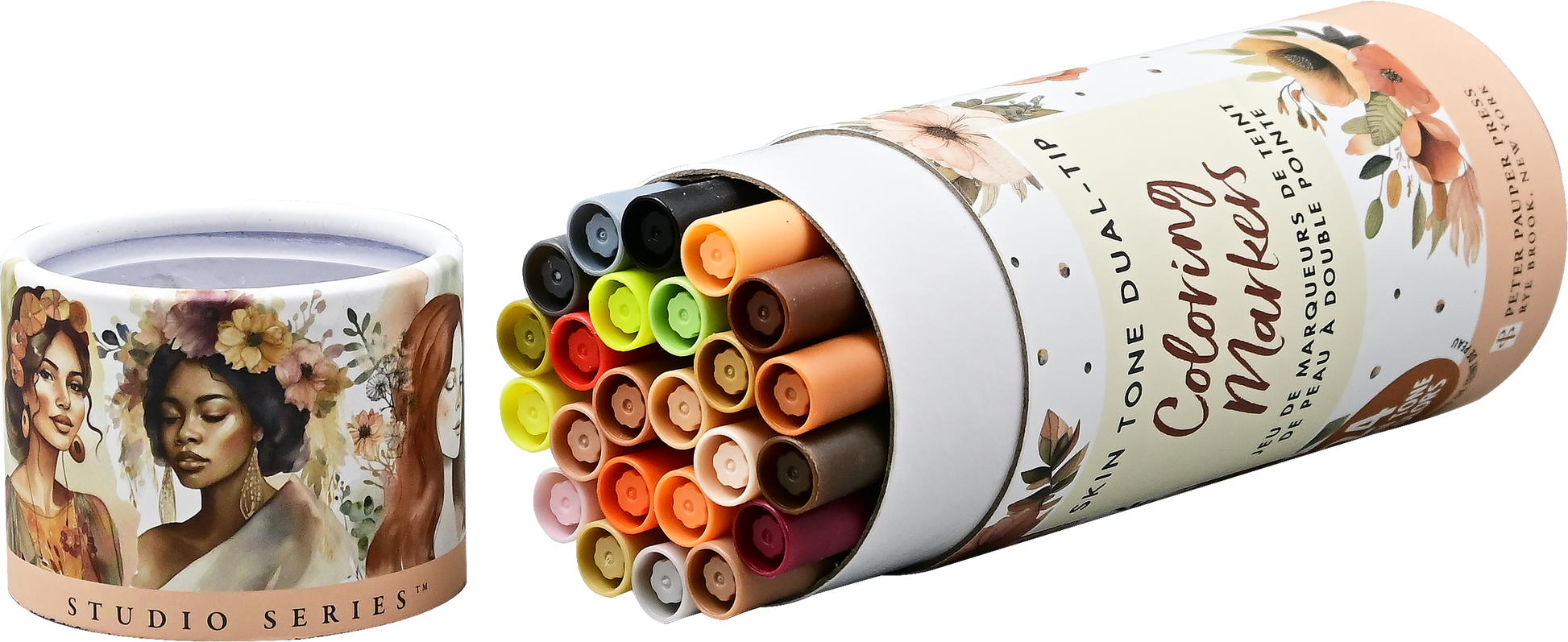 Studio Series Dual-Tip Skin Tone Markers (Set of 24)