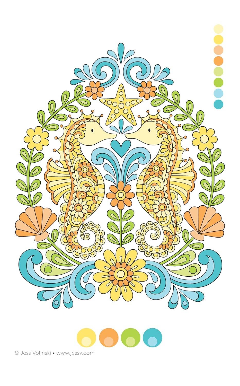 Color Animals Coloring Book - Take Along Adult Coloring