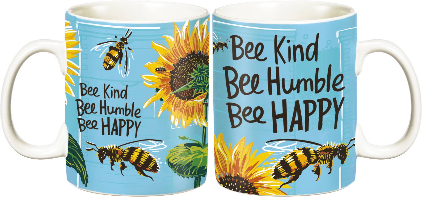 Bee Kind Bee Humble Bee Happy Mug