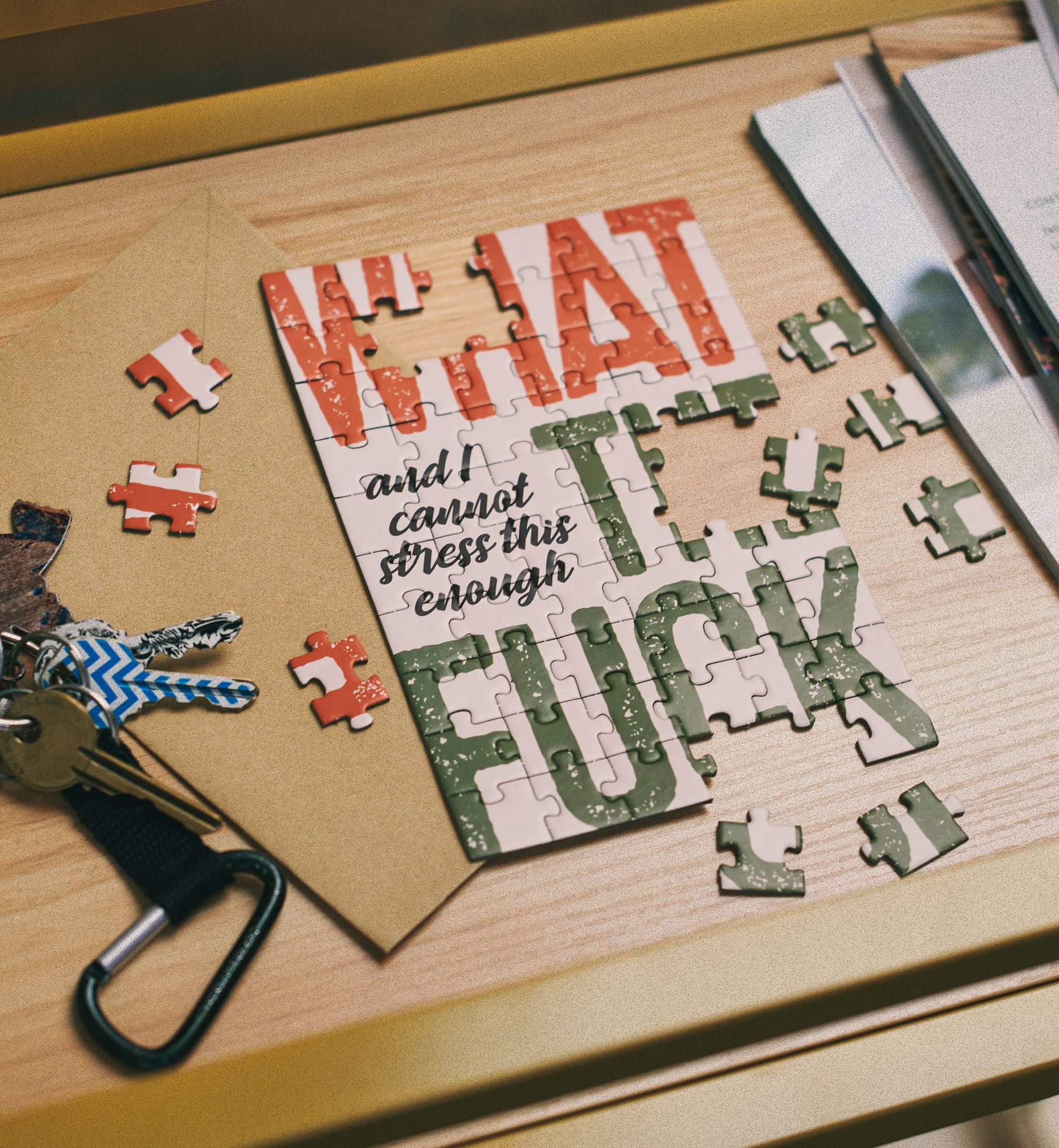 Cannot Stress Puzzle Card