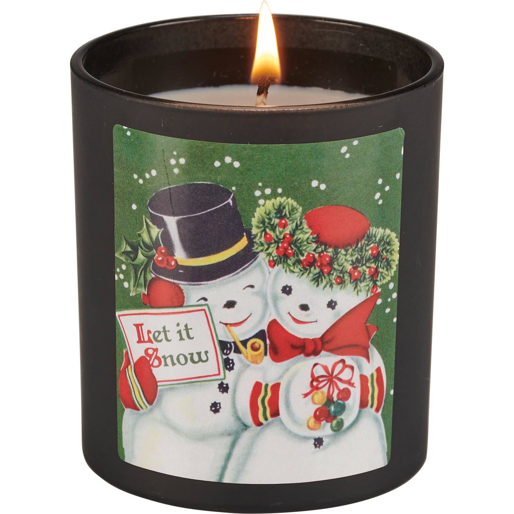Snowy Friends Candle