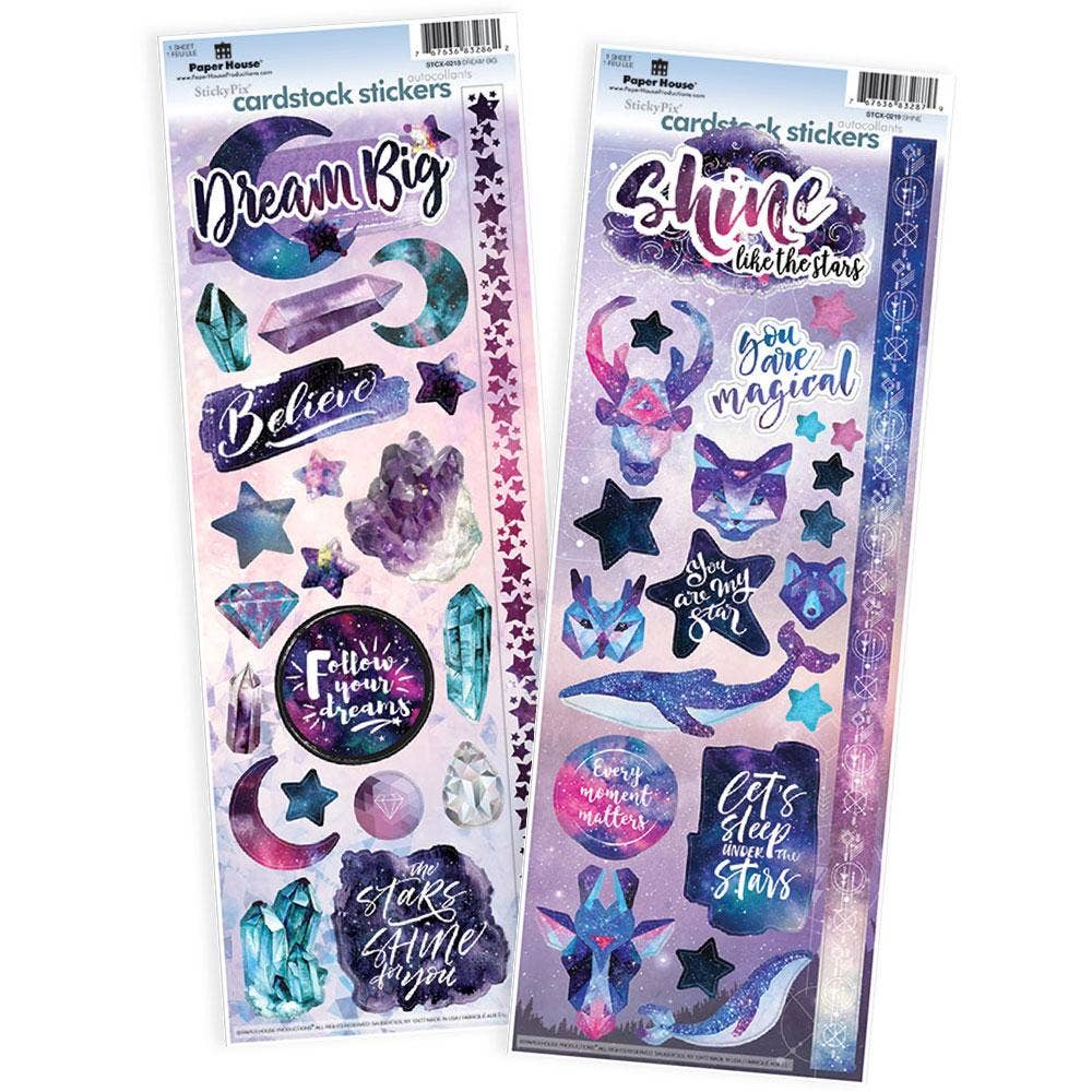Stargazer Cardstock Sticker 2pk