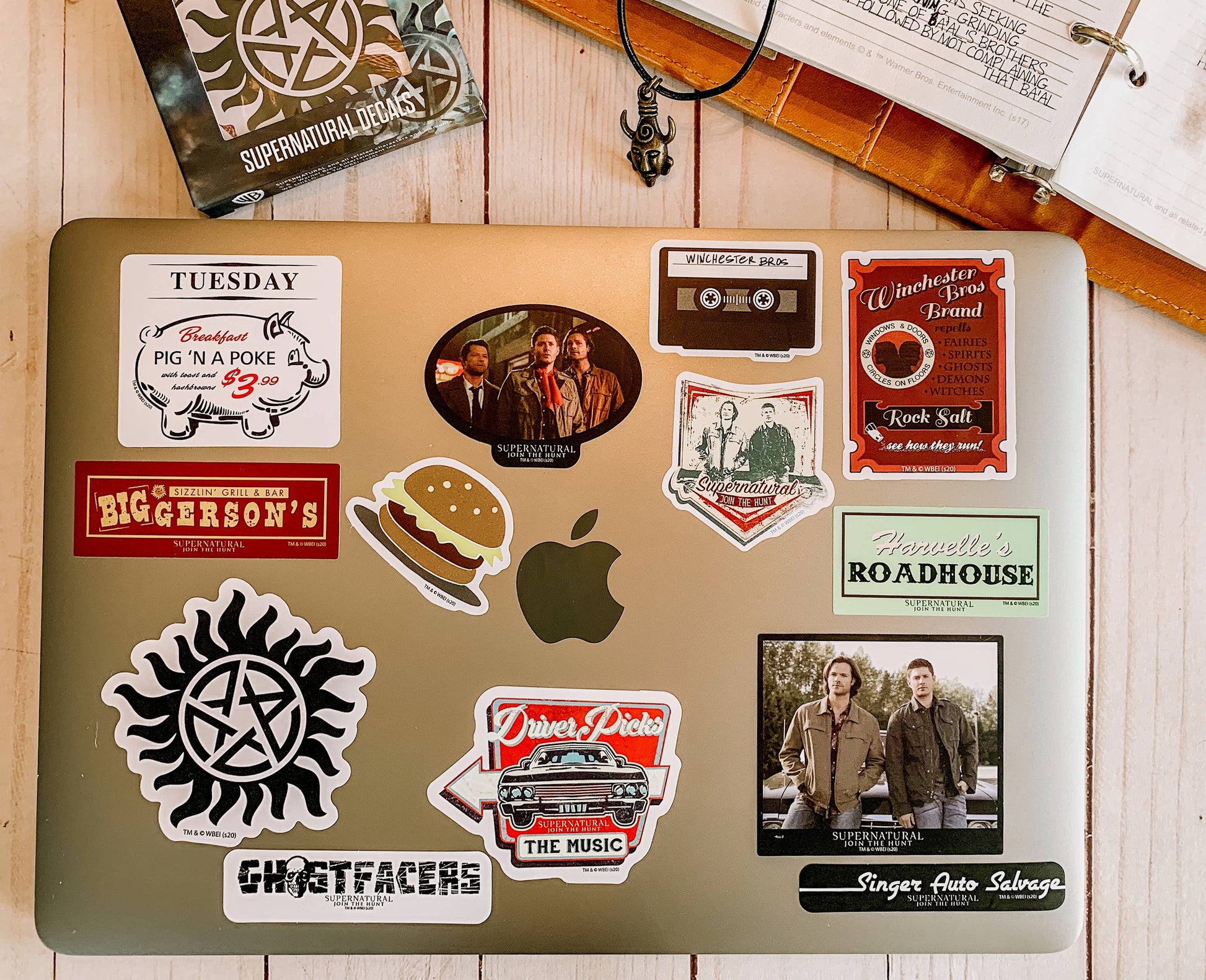 Supernatural Winchester Brothers Decals (60-Pack)