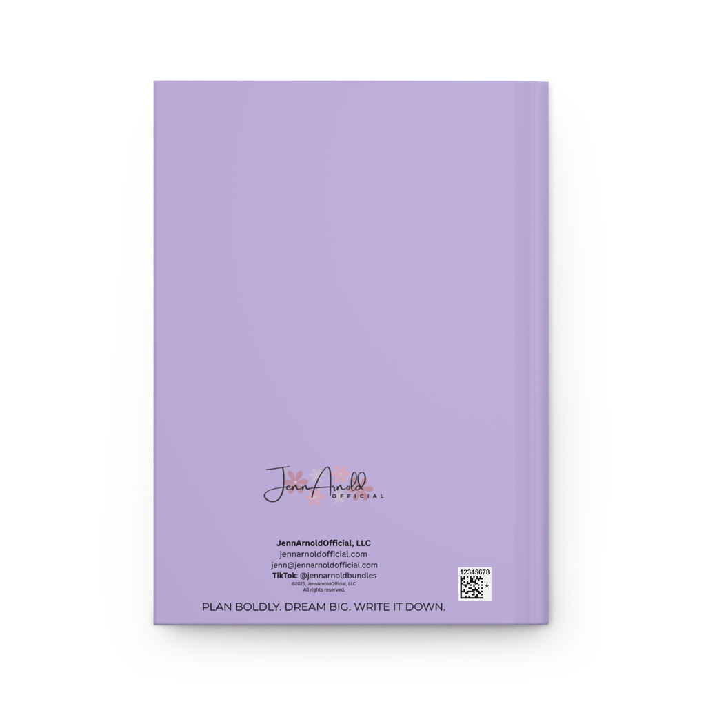 Live the Life You Want Purple 5.75"x8" Journal