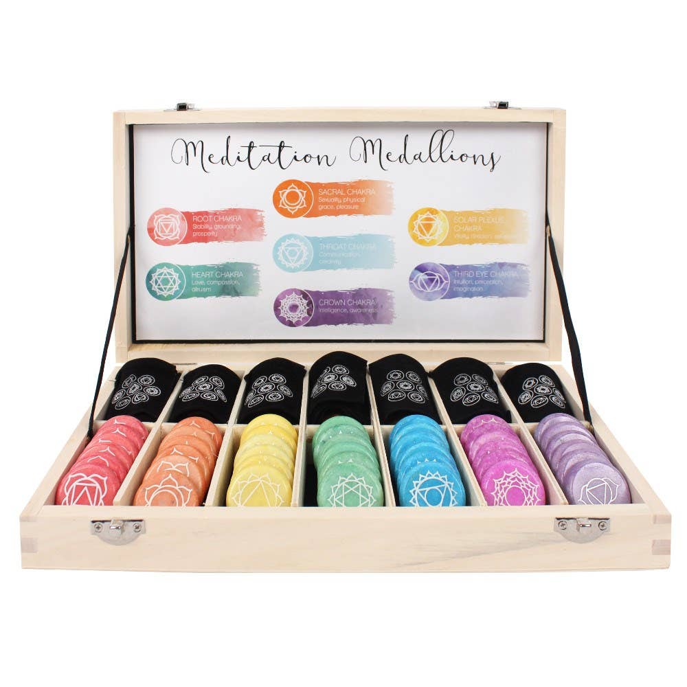 Seven Chakra Meditation Stone - Individual