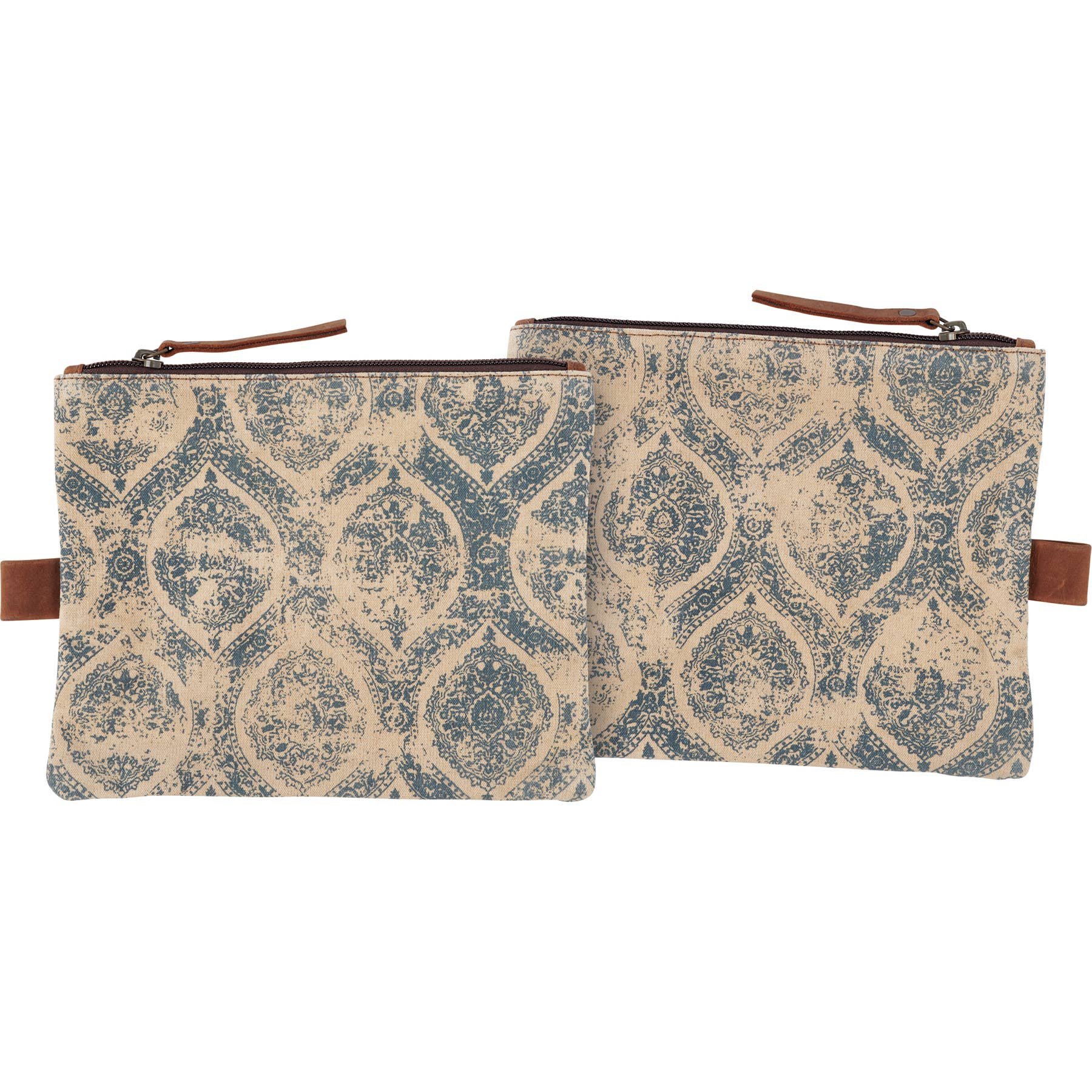 Indigo Zipper Pouch