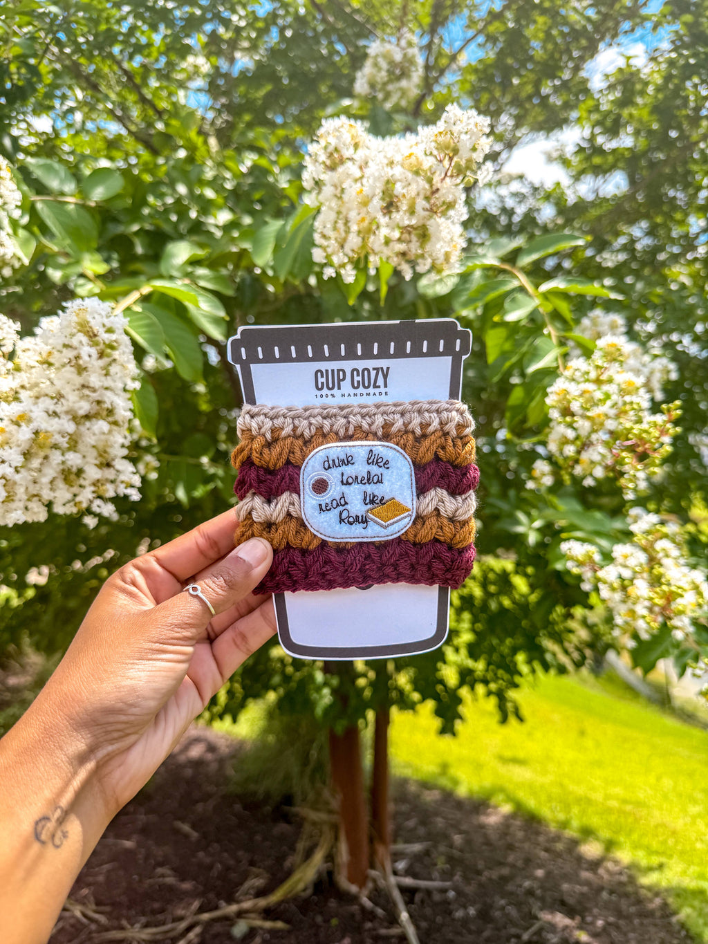 Drink like Lorelai Read Like Rory Cup Cozy - Gilmore Girls