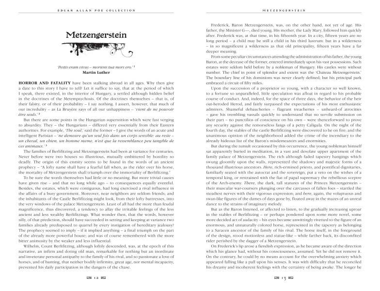 Edgar Allan Poe Short Stories (Gothic Fantasy)