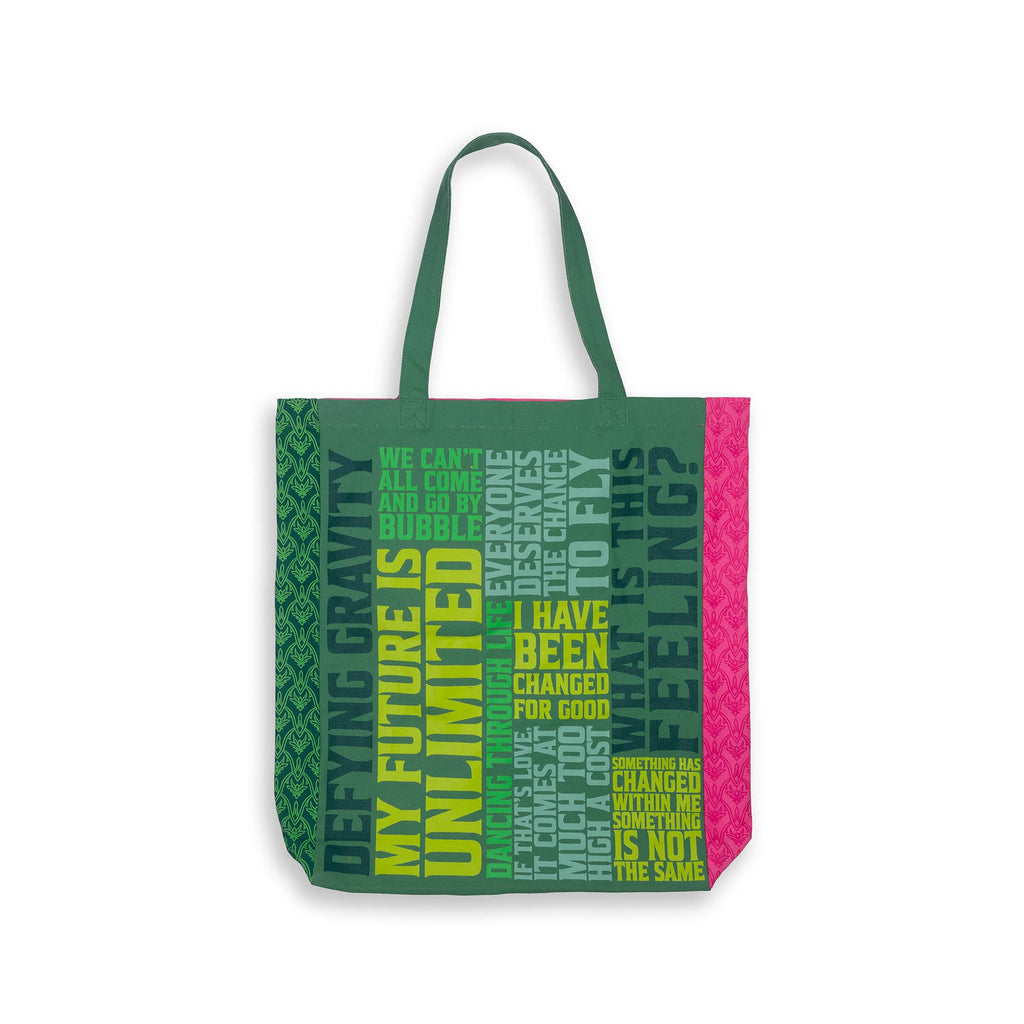 Canvas Tote, Wicked Word Cloud