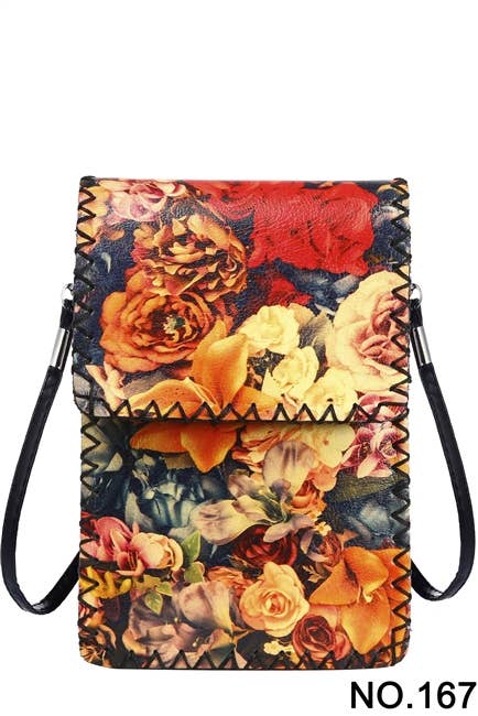 Floral Printed Crossbody HB0580 - NO.167