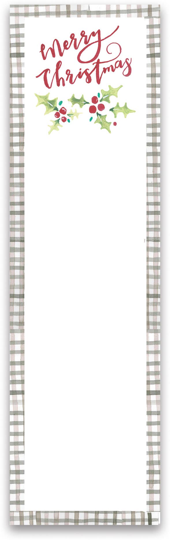 Merry Christmas List Pad