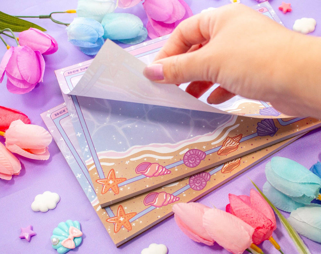 Beach Brain Dump Planner Pad