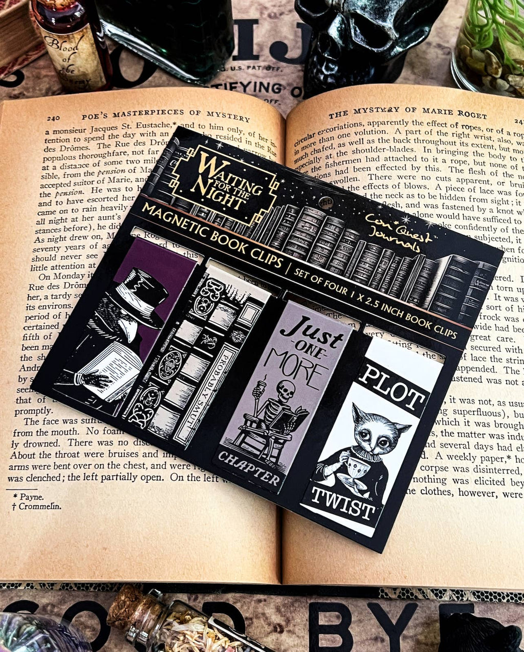 Waiting for the Night Magnetic Bookmarks (4-Pack)