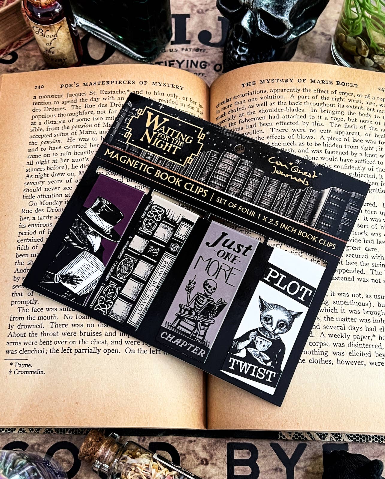 Waiting for the Night Magnetic Bookmarks (4-Pack)