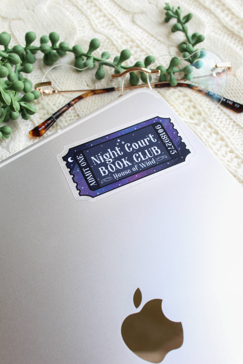 Night Court Book Club Ticket Sticker | ACOTAR