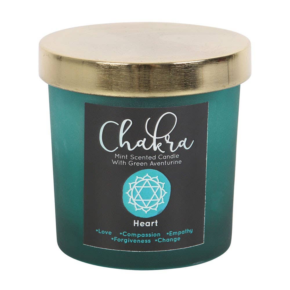 Heart Chakra Mint Aventurine Candle