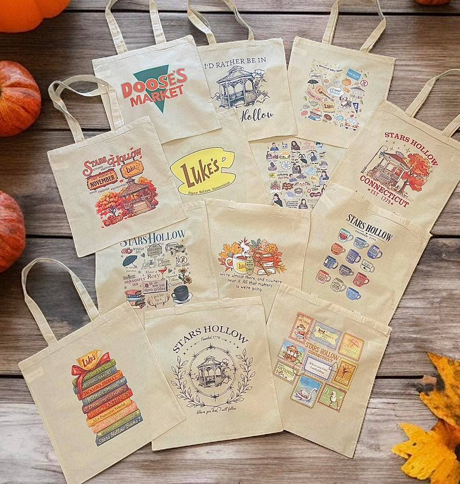 Stars Hollow Inspired Tote Bags - Gilmore Girls