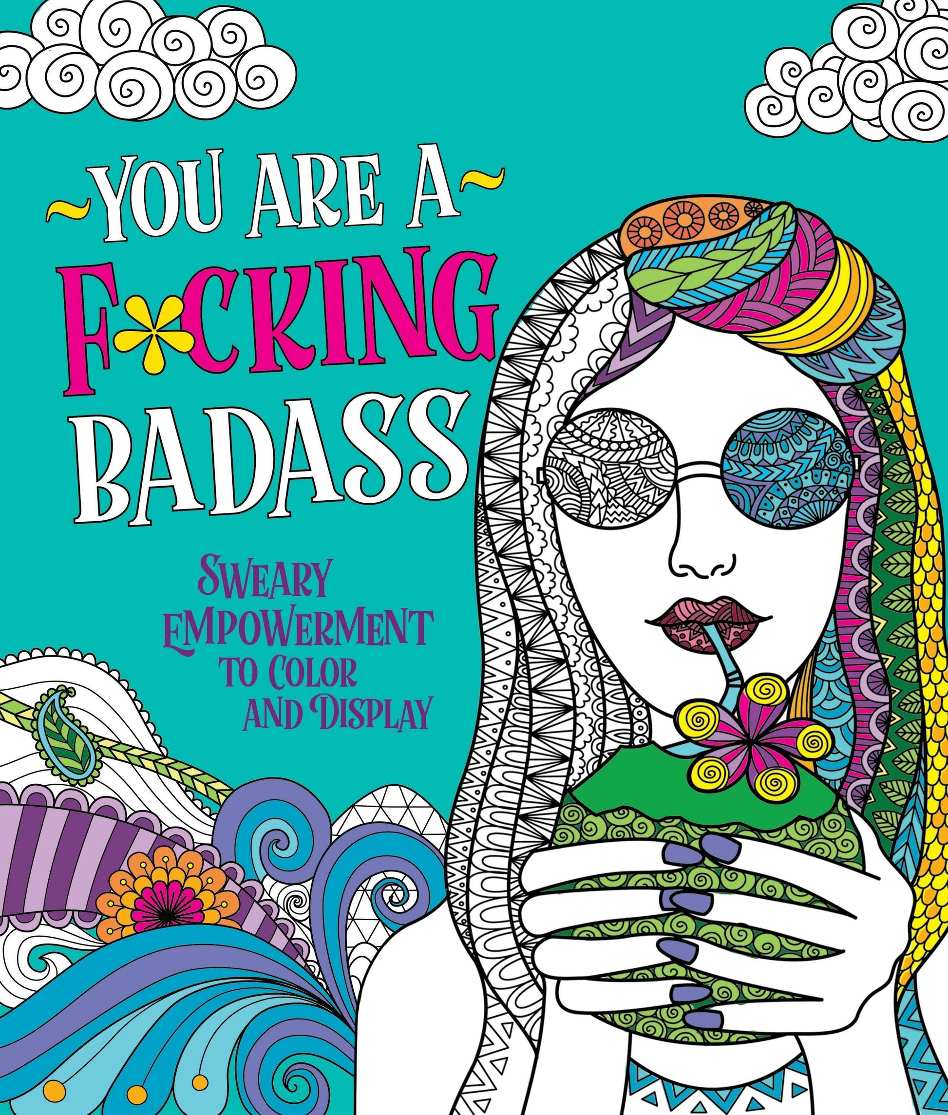 Sweary Empowerment Coloring Book For Display