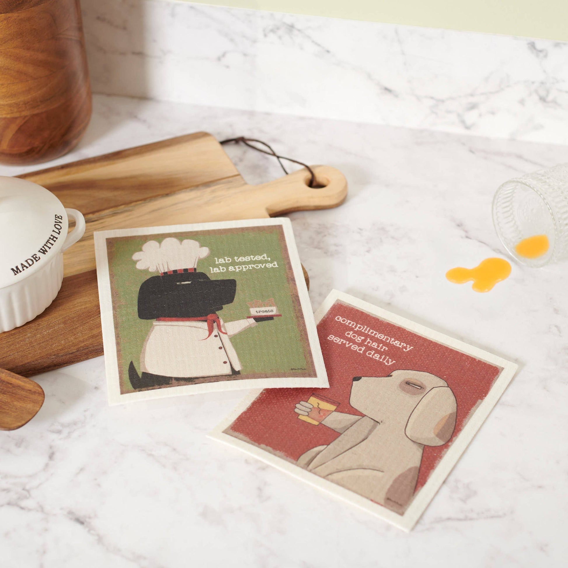 Dogs Swedish Dishcloth Set