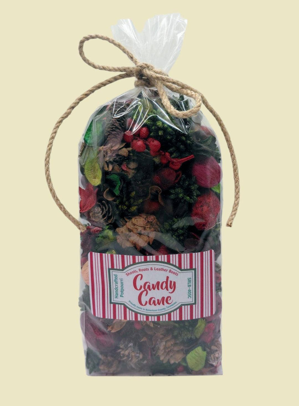 Candy Cane Handcrafted Country Potpourri.