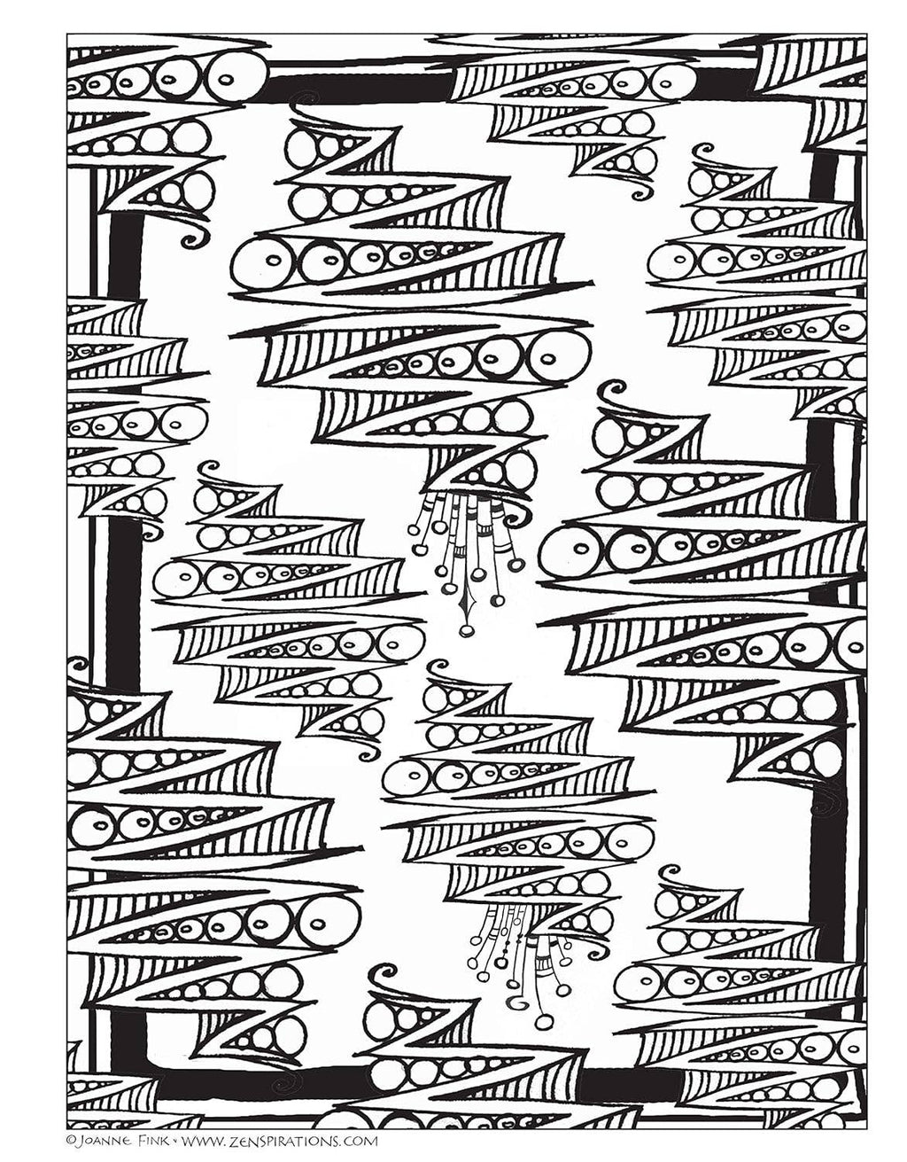 Zenspirations(R) Coloring Book Abstract & Geometric Designs
