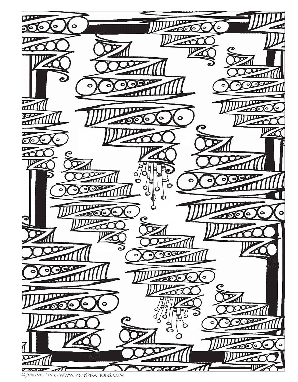 Zenspirations(R) Coloring Book Abstract & Geometric Designs
