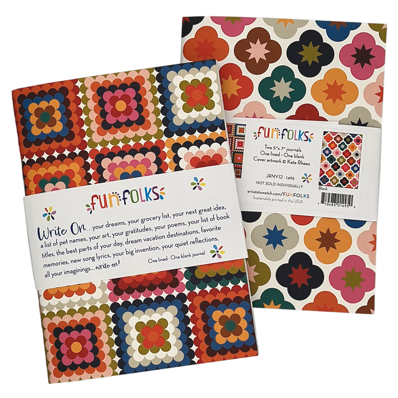 QUILTED - 2 PK JOURNAL