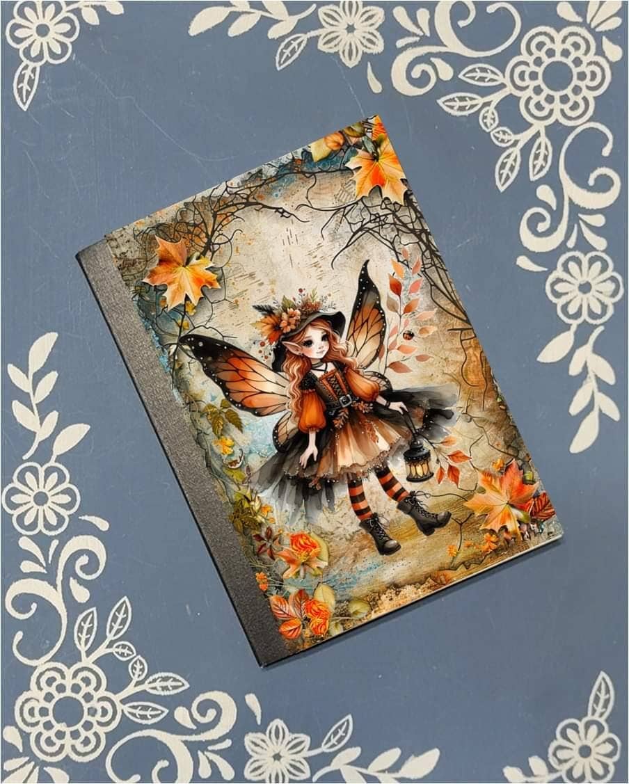 Fairy, Fall Fairy 1 Covered Notebook