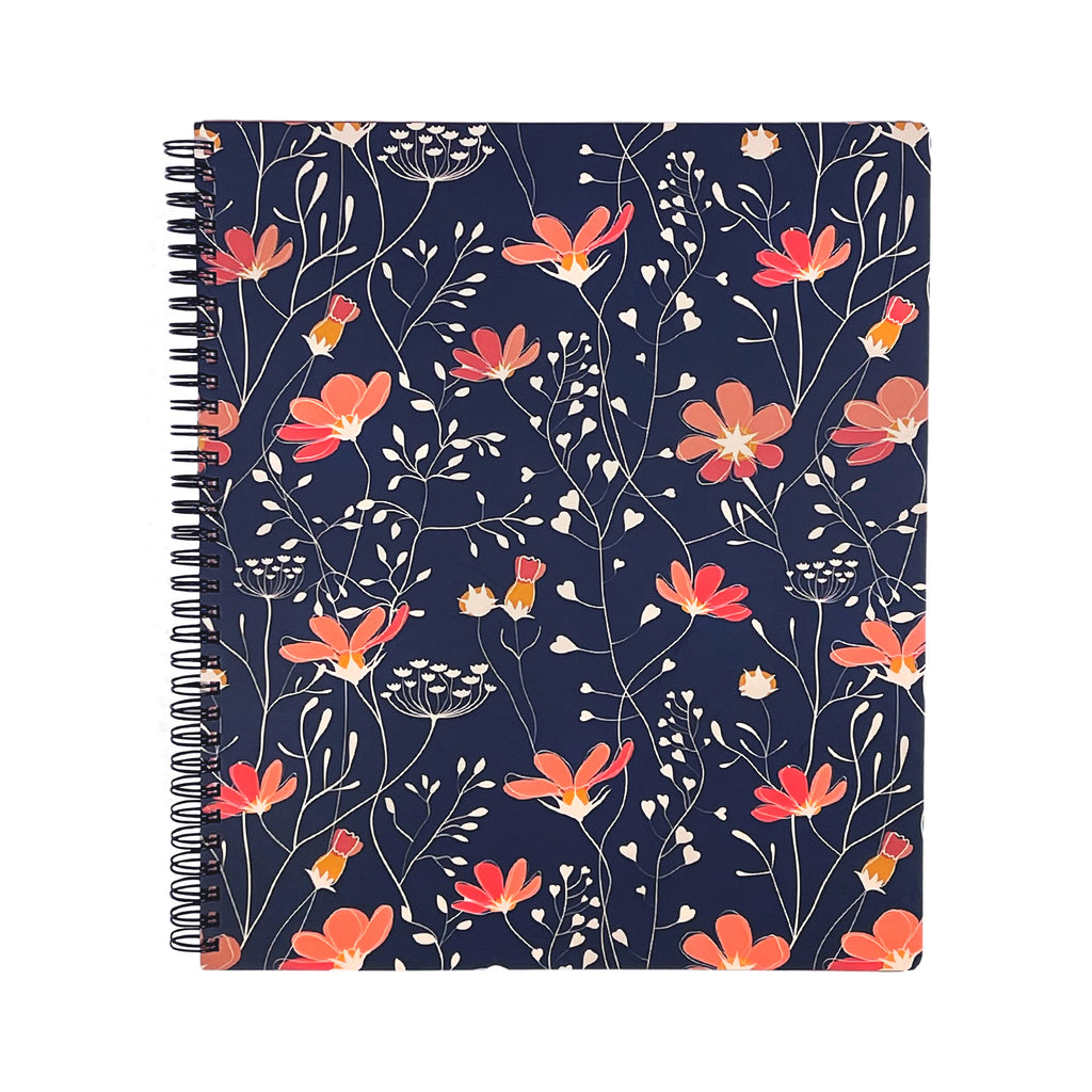 Large Notebook, Floral Vines