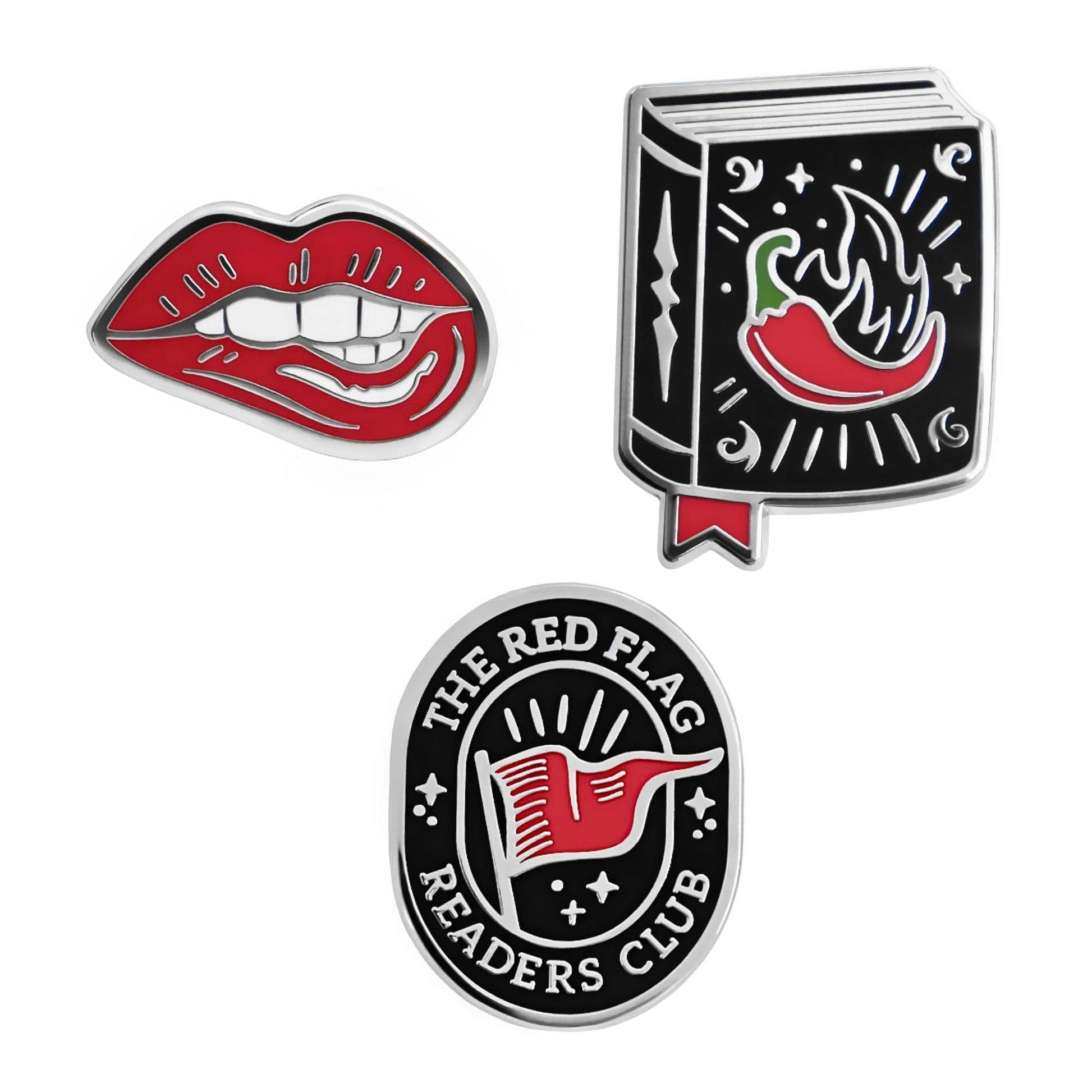 A Little Wicked Enamel Pins (3-Pack)