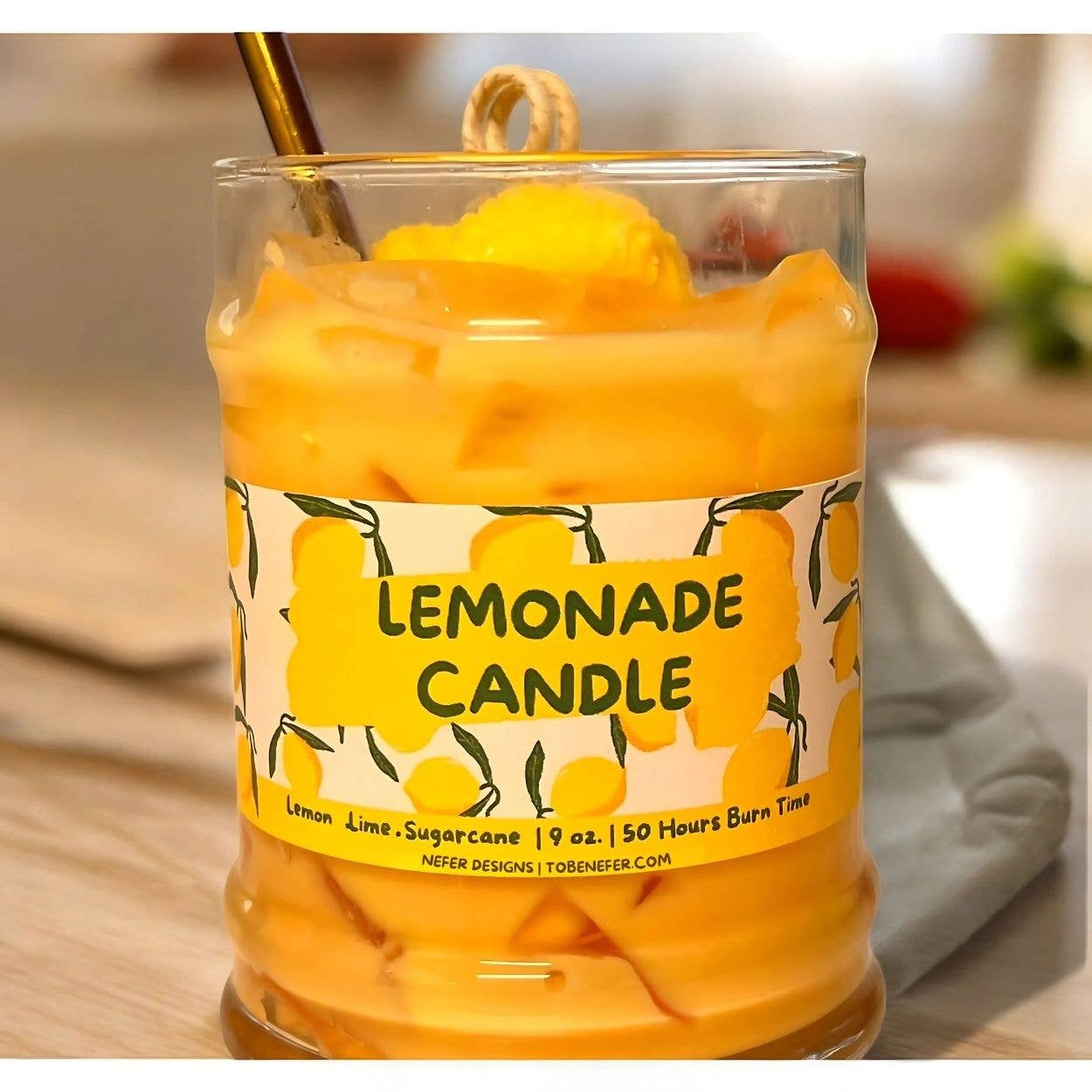 Lemonade Soy Candle | Realistic Sugared Citrus Aroma