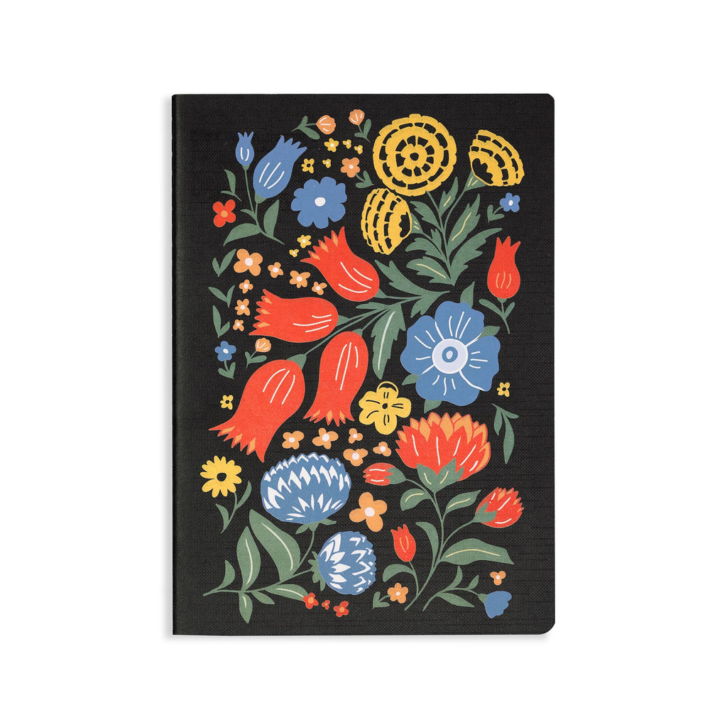 Stitch Notebook Set, Wanderlust Black